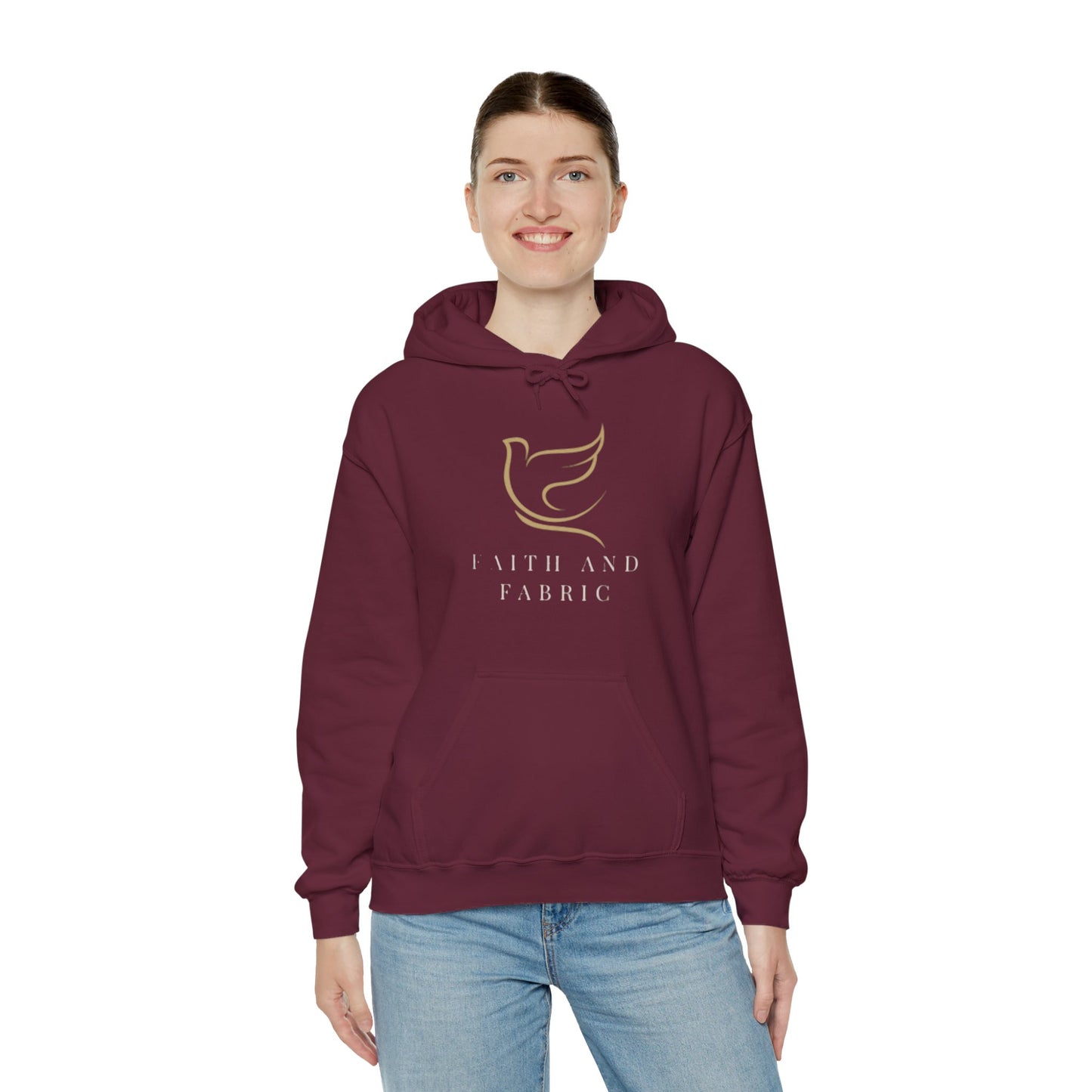 Faith And Fabric Hooded Sweatshirt