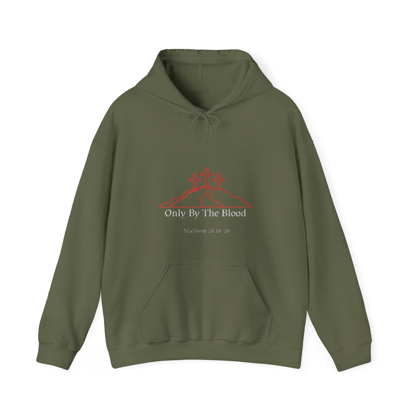 Only By The Blood Hooded Sweatshirt