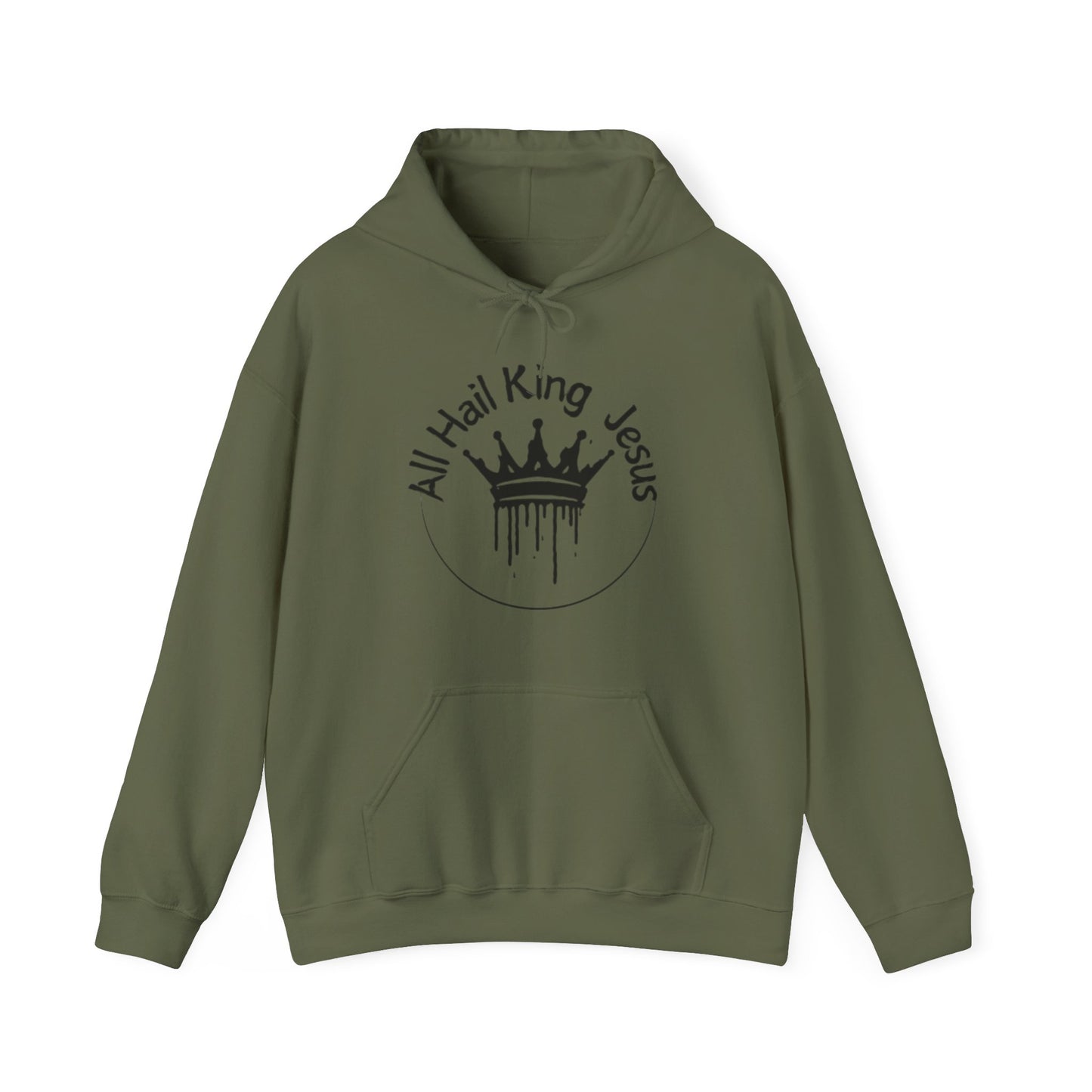 All Hail King Jesus Hooded Sweatshirt